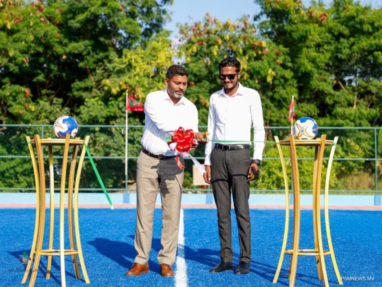 ރައީސްގެ ވައުދުފުޅާ އެއްގޮތަށް، ގުރައިދޫ ހޭންޑްބޯޅަ ކޯޓުގެ މަސައްކަތް ނިންމައި ކޯޓު ހުޅުވައިފި