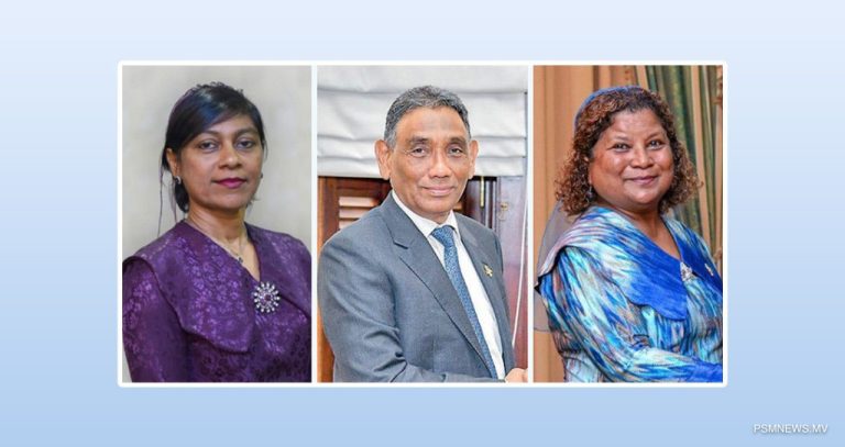 ސްވިޑަން، ސޭޝެލްސް އަދި އޮސްޓްރިއާއަށް ކަނޑައެޅުއްވި ސަފީރުންނަށް ރުހުންދީފި