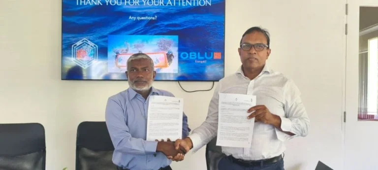 ރަސްފަރި ފަރަށް ލިބިފައިވާ ގެއްލުން ރަނގަޅު ކުރުމުގެ މަސައްކަތްކުރުމަށް އެއްބަސްވުމެއްގައި ސޮއިކޮށްފި