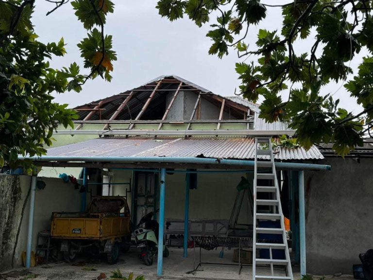 ވިއްސާރައިގައި މުރައިދޫގެ ބައެއް ގެތަކަށާއި ކައުންސިލް އިދާރާއަށް ގެއްލުން ވެއްޖެ