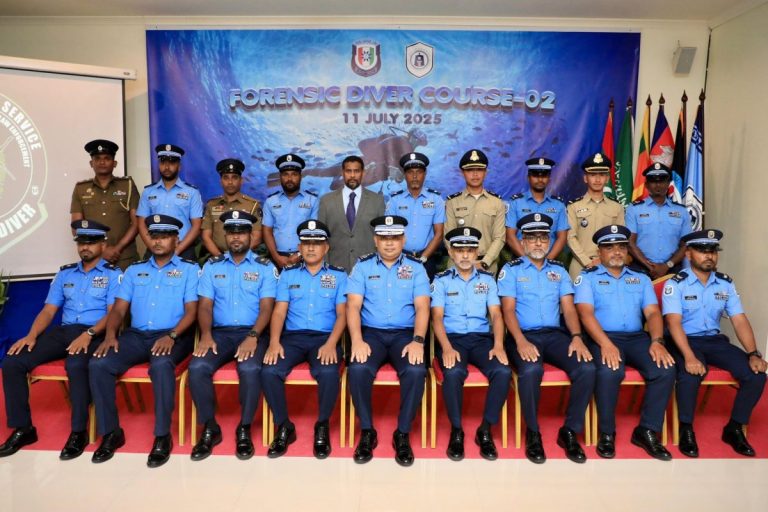 ވާނީ ކެމްޕަހުގައި ކުރިއަށް ގެންދިޔަ ފޮރެންސިކް ޑައިވިންގ ކޯސް ނިންމާލައިފި