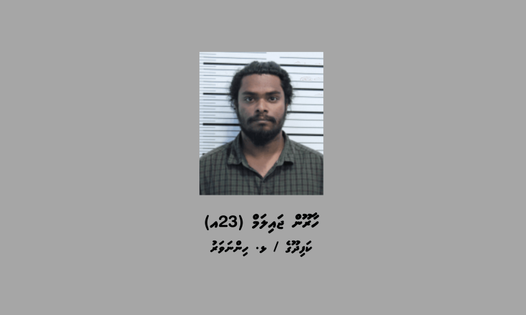 ގިނަ އަދަދެއްގެ މަސްތުވާތަކެއްޗާއި ފައިސާއާއެކު މީހަކު ހައްޔަރުކޮށްފި