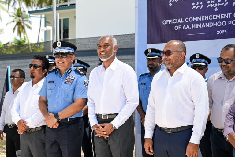 އއ. ހިމަންދޫގައި އިމާރާތްކުރާ ފުލުހުންގެ މަރުކަޒުގެ ޢަމަލީ މަސައްކަތް ފަށައިފި