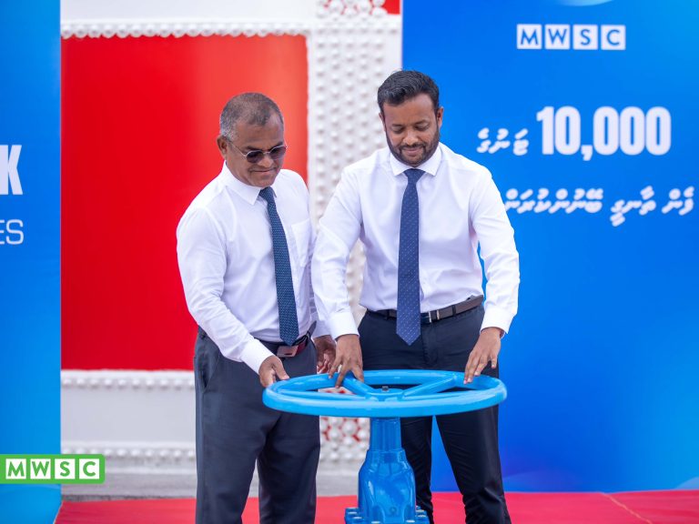 10،000 ޓަނުގެ ފެން ރައްކާ ކުރެވޭނެ ފެންތާނގި ރަސްމީކޮށް ބޭނުންކުރަން ފަށައިފި