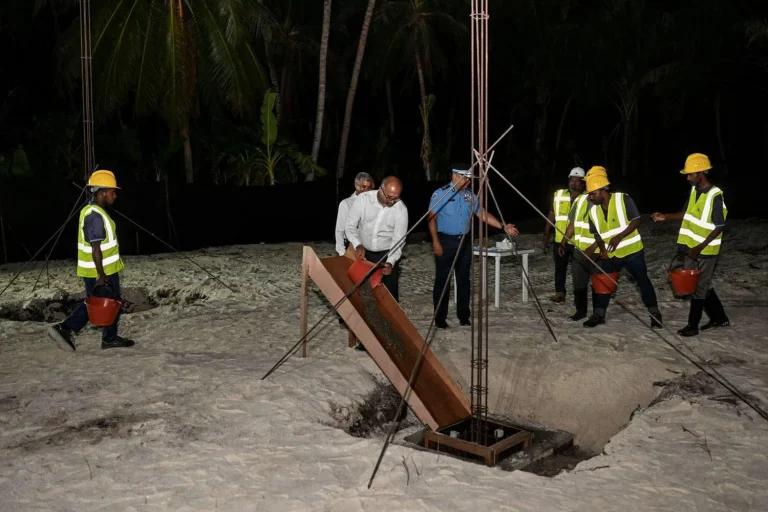 ފިނޭގައި ޢިމާރާތްކުރާ ފުލުހުންގެ މަރުކަޒުގެ އަމަލީ މަސައްކަތް ރަސްމީކޮށް ފަށައިފި