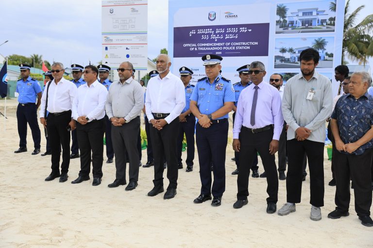 ތުޅާދޫ ފުލުހުންގެ މަރުކަޒު އިމާރާތްކުރުމުގެ އަމަލީ މަސައްކަތް ފަށައިފި