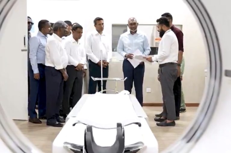 ރައީސް ފުވައްމުލައް ސިޓީގައި ސީ.ޓީ ސްކޭން ޚިދުމަތް އިފުތިތާޙުކޮށްދެވައިފި