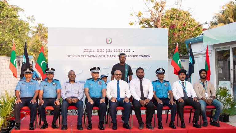 މާކުރަތުގައި އިމާރާތްކުރި ފުލުހުންގެ މަރުކަޒު ހުޅުވައިފި