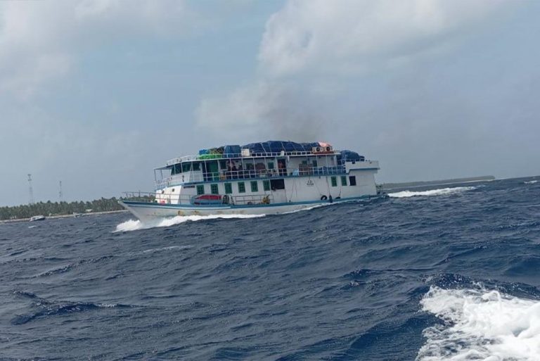 ދިޔަވަމުން ދިޔަ މުދާ އުފުލާ ބޯޓަކަށް އެހީތެރިކަން ފޯރުކޮށްދީފި