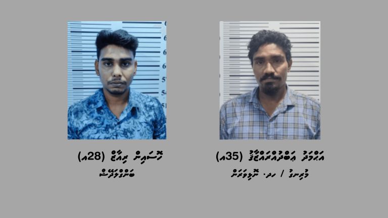 ޑްރަގާއެކު ކުޅުދުއްފުށިން ދެ މީހަކު ހައްޔަރުކޮށްފި