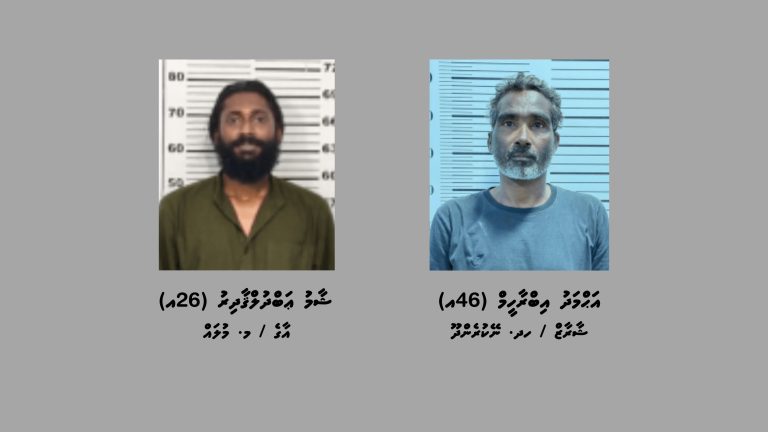 ޑްރަގް މައްސަލަތަކެއްގައި ކުޅުދުއްފުށްޓާއި މުލަކުން ދެ މީހަކު ހައްޔަރުކޮށްފި