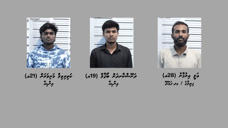 6 ކިލޯ މަސްތުވާތަކެތި އެތެރެކުރި 3 މީހުން ހައްޔަރުކޮށްފި