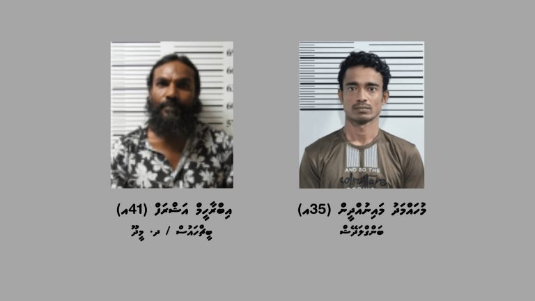 ހިމަންދޫއާއި މީދޫއަށް ޑްރަގް އެތެރެކުރަން އުޅުނު ދެ މީހަކު ހައްޔަރުކޮށްފި