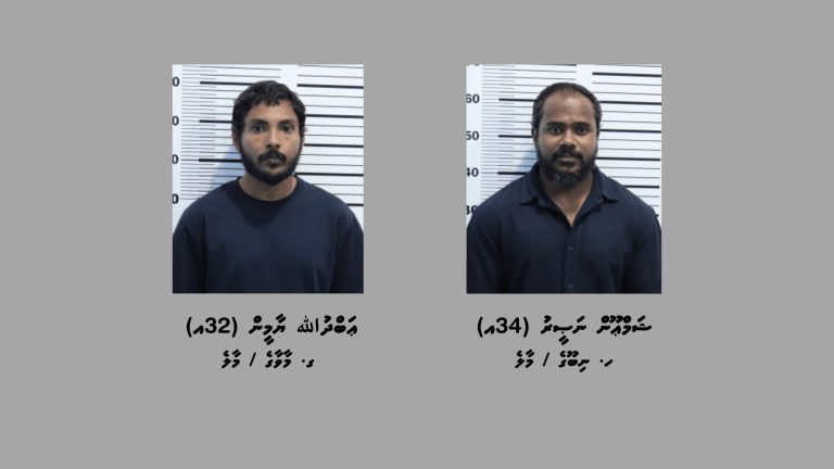 ކުރިއަރ މެދުވެރިކޮށް ކިލޯއަކަށް ވުރެ ގިނަ ޑްރަގް ރާއްޖެ އެތެރެކުރި ދެ މީހަކު ހައްޔަރުކޮށްފި