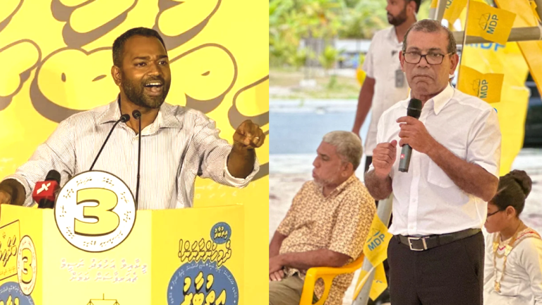 އެމްޑިޕީ ޗެއާޕާސަން އިންތިހާބުގައި ވާދަކުރައްވާ ނަޝީދާއި މީކާއީލް