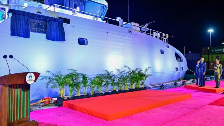 "ކޯސްޓްގާޑް ޝިޕް އިމާދުއްދީން" ރަސްމީކޮށް ކޮމިޝަންކުރުން