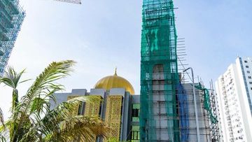 އަމާން އުދަރެސް ސަރަޙައްދުގައި ބިނާކުރާ މިސްކިތުގެ 85 އިންސައްތަ މަސައްކަތް ނިމިއްޖެ