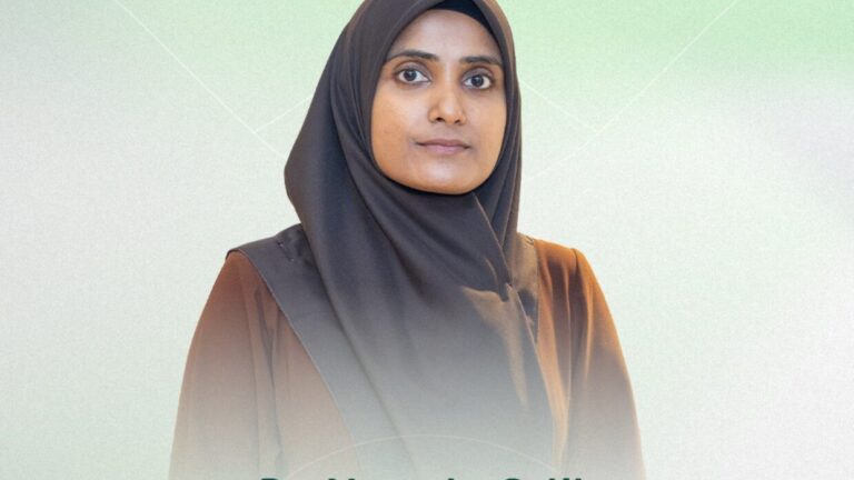 ރާއްޖޭގެ ފުރަތަމަ ނިއުރޯ އިންޓަވެންޝަނަލް ރޭޑިއޮލޮޖީ ސްޕެޝަލިސްޓް ޑރ. މައީޝާ ޞާލިޙް