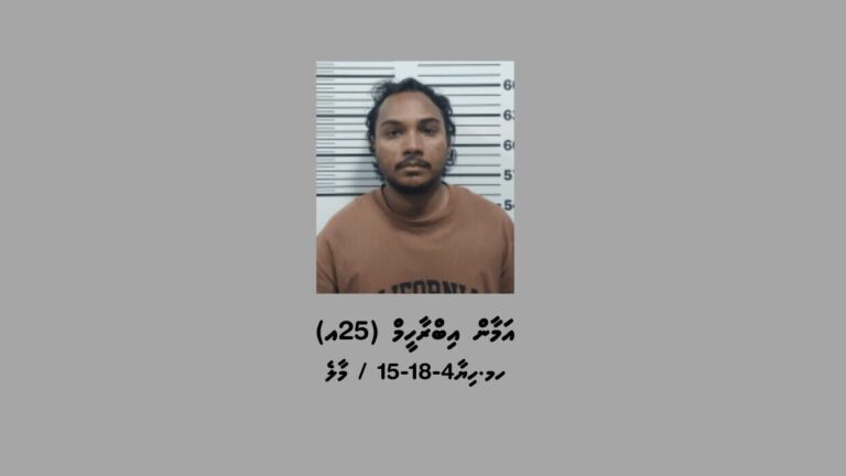 ފުލުހުން ހުޅުމާލޭން ހައްޔަރުކުރި މީހާ