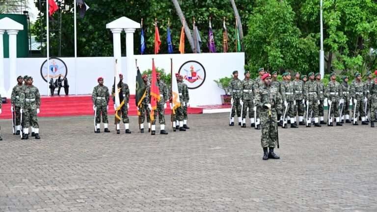 ސިފައިންގެ 73 ވަނަ އަސާސީ ތަމްރީނު ކޯހުގެ ދަސްވެނިވުން ބާއްވައިފި