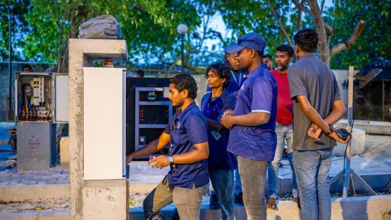 ބޮޑުތަކުރުފާނު މަގުގެ ފުރަތަމަ ޕަމްޕް ސްޓޭޝަން ބޭނުންކުރަން ފަށައިފި