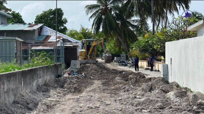 ފުވައްމުލަކު މަގުހެދުމުގެ ދެވަނަ ފިޔަވަހީގެ މަސައްކަތް ބާރަށް ކުރިއަށް