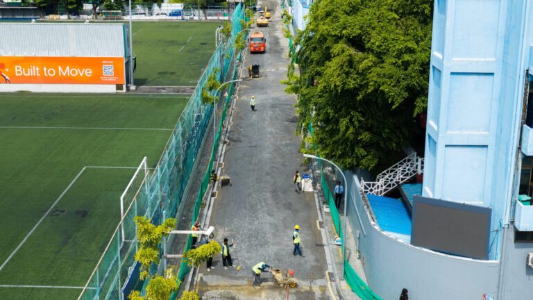 އަމީނީ މަގު މަރާމާތުކުރުމުގެ ދަށުން ސެގްމަންޓް 3 ގައި މި ހަފުތާގައި ތާރު އަޅަނީ