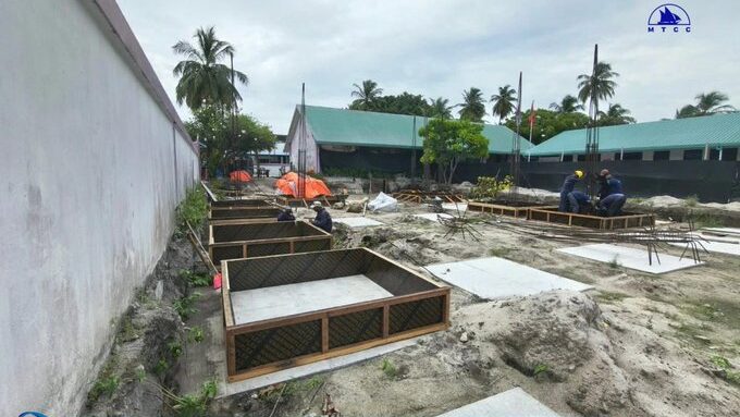 މަންދޫ ސްކޫލުގައި މަލްޓިޕާޕަސް ހޯލާއި 12 ކްލާސްރޫމް ބިނާކުރުމުގެ މަސައްކަތް ބާރަށް ކުރިއަށް!