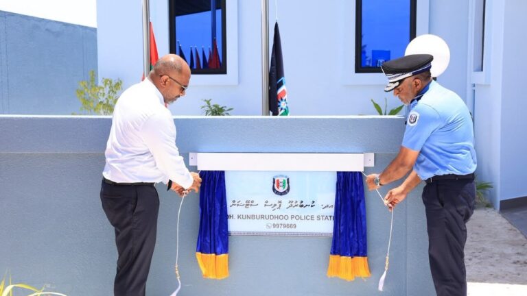 ކުނބުރުދޫގައި އަލަށް ގާއިމްކުރި ޕޮލިސް ސްޓޭޝަން ހުޅުވައިފި
