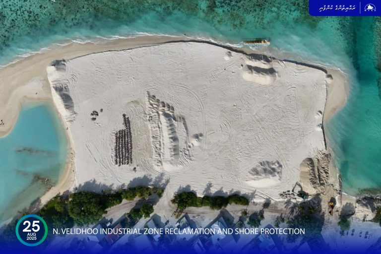 ވެލިދޫ އިންޑަސްޓްރިއަލް ޒޯން ބިން ހިއްކުމާއި ގޮނޑުދޮށް ހިމާޔަތްކުރުމުގެ މަސައްކަތްތައް ނިންމާލައިފި