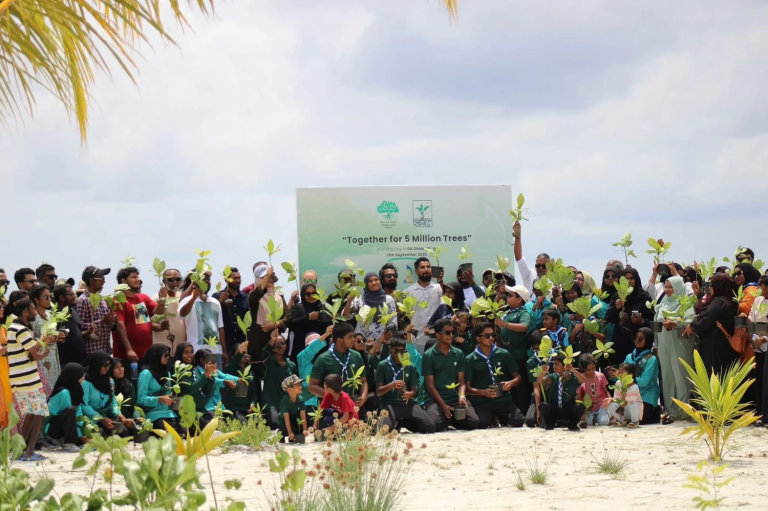 ގއ. ދާންދޫގައި 5 މިލިއަން ގަސް އިންދުމުގެ މަޝްރޫޢުގެ ދަށުން 3000 ގަސް އިންދައިފި