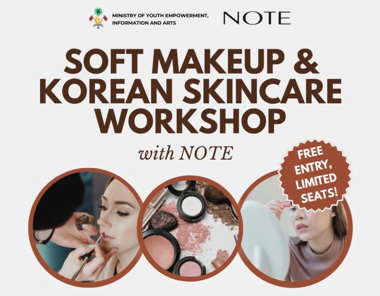 ސޮފްޓް މޭކަޕް އަދި ކޮރިއަން ސްކިންކެއަރ ވޯކްޝޮޕެއް ބާއްވަނީ