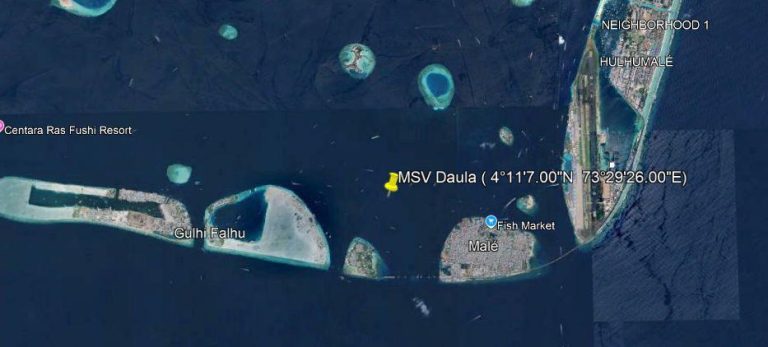 އިންޑިއާގެ ކާގޯ ބޯޓަކުން ވިލިމާލެ ކައިރިން ކަނޑަށް ވެއްޓުނު މީހަކު ހޯދަން ފަށައިފި