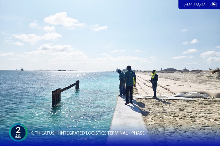 ތިލަފުށީ ލޮޖިސްޓިކް ޓާމިނަލްގެ ފޭސް 1އެއްގެ މަސައްކަތް ނިމިއްޖެ