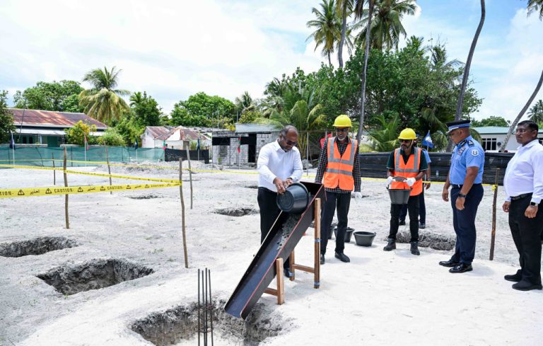 ކިނބިދޫ ފުލުހުންގެ މަރުކަޒުގެ ބިންގާ އަޅައިފި