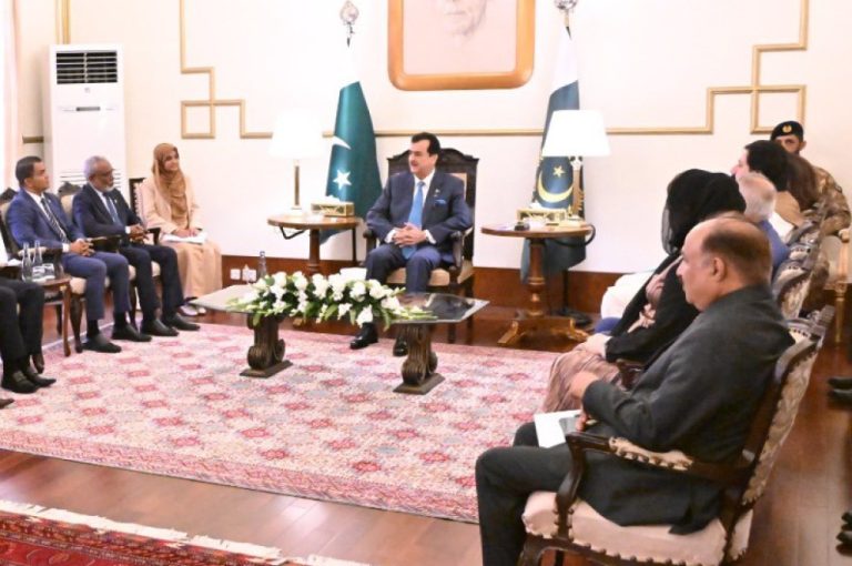 މަޖިލީހުގެ ރައީސް، ޕާކިސްތާނުގެ ވަގުތީ ރައީސްއާ ބައްދަލުކުރައްވައިފި