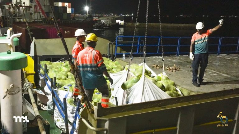 ރޯދައަށް ދެ ބޯޓަކުން ގެނައި ގިނަ އަދަދެއްގެ ކާބޯތަކެތި ބަނދަރުން ކްލިއަރ ކޮށްފި