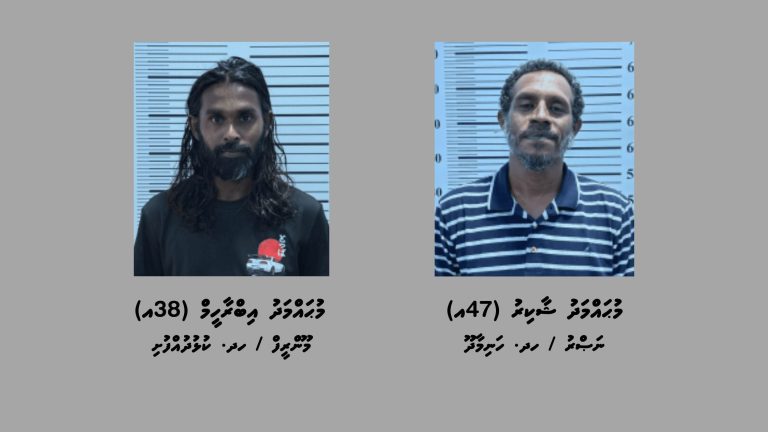 މަސްތުވާތަކެއްޗާއެކު ކުޅުދުއްފުށިން ދެ މީހުން ހައްޔަރުކޮށްފި