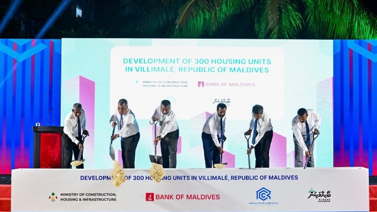 ނެޝަނަލް ހައުސިން އެފޯޑަބިލިޓީ އެންޑް އެކްސެސިބިލިޓީ މަޝްރޫއުގެ ދަށުން ވިލިމާލޭގައި ތަރައްގީކުރާ 300 ހައުސިން ޔުނިޓުގެ ބިންގާ އެޅުން