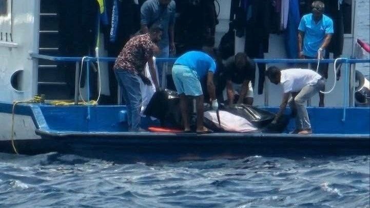 މަރުވި ފަތުރުވެރިޔާ ދޯންޏަކަށް އަރުވަނީ -- ފޮޓޯ: އެމްވީ ކްރައިސިސް