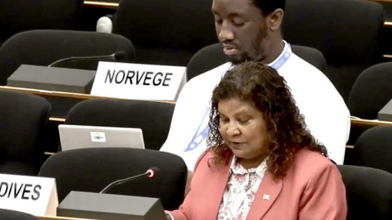 ޑރ. ސަލްމާގެ މަގާމު އަލުން އިޔާދަކޮށްފި ޖެނީވާގައި ހުންނަވާ އދގެ އޮފީސްތަކަށް ކަނޑައަޅާފައި ހުންނަވާ ރާއްޖޭގެ ދާއިމީ މަންދޫބު ޑރ. ސަލްމާ ރަޝީދު