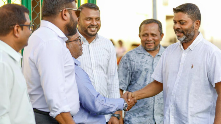 މާފަންނު ދަނޑުގައި އާރުޑީސީން ތަރައްޤީކުރި ފުޓްސަލް ދަނޑު ރަސްމީކޮށް ހުޅުވައިފި!