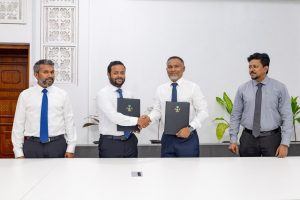 ހުޅުމާލޭގައި 1000 ހައުސިން ޔުނިޓު ތަރައްގީކުރުމަށް 5 ކުންފުންޏަކާއެކު ސޮއިކުރުމަށް ބޭއްވި ބައްދަލުކުރުމުގެ ތެރެއިން