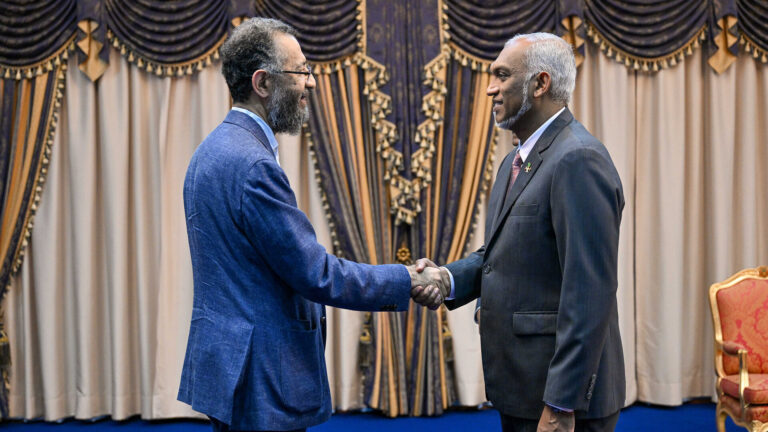 ރައީސާއި އައިސީސީޑީގެ ސެކްރެޓަރީ ޖެނެރަލް: ޙަލާލް ޓޫރިޒަމް ތަރައްގީ ކުރުމާ ގުޅޭ ގޮތުން މަޝްވަރާކުރެއްވި -- ފޮޓޯ/ ރައީސް އޮފީސް